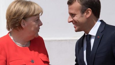 Merkel und Macron suchen gemeinsame Linie