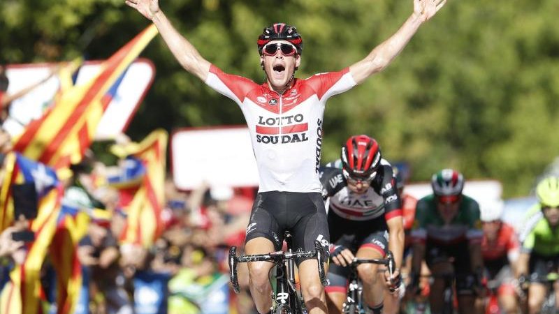 Wallays gewinnt 18. Vuelta-Etappe – Geschke gibt auf