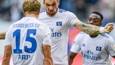 HSV Dank Lasogga weiter erfolgreich – Sandhausen mit Remis
