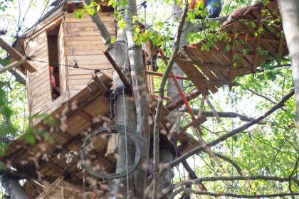 Polizei sichert Gefahrenstellen im Hambacher Forst