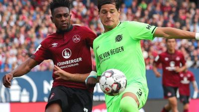 Der 1. FC Nürnberg holt ersten Bundesligasieg