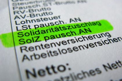 Bund der Steuerzahler fordert sofortiges Soli-Aus