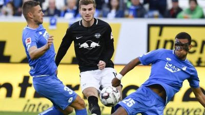 Poulsen schießt Leipzig in Hoffenheim zum Sieg