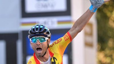 Spanischer Radprofi Valverde gewinnt Straßen-WM