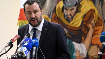 Salvini droht Deutschland bei nicht autorisierten Abschiebeflügen mit geschlossenen Flughäfen