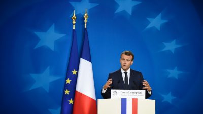 Französischer Präsident hält am Montagabend Rede an die Nation