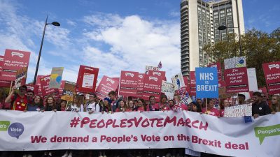 LIVE: 500.000 Demonstranten in London fordern zweites Brexit-Referendum