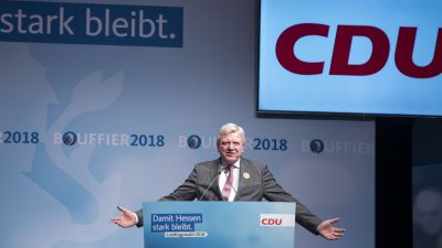 Bouffier sieht Linksbündnis in Hessen als „programmierten Abstieg“