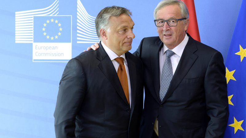 EU-Kommissionschef Juncker bezichtigt Viktor Orban, „Falschmeldungen“ zu verbreiten