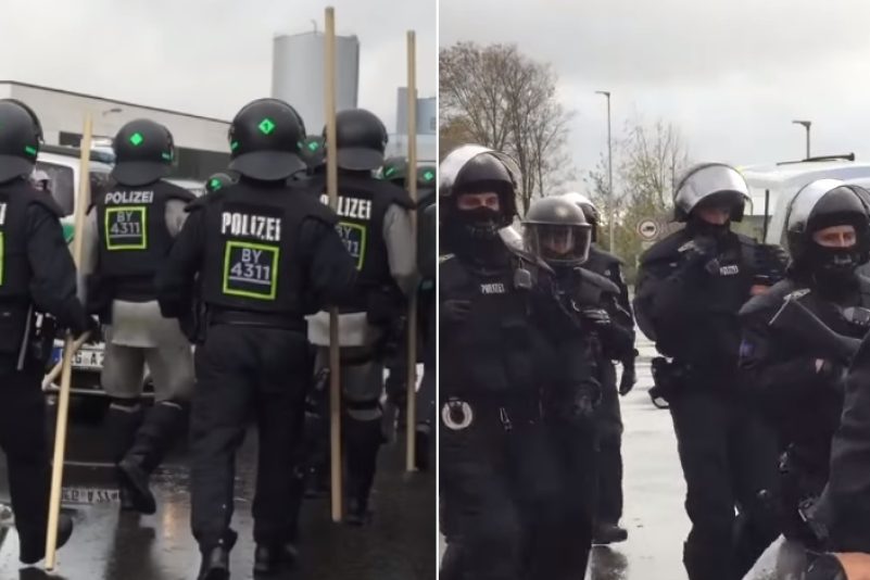 Ankerzentrum Deggendorf: Großeinsatz mit langen Stöcken – „Man weiß nie, was einen in der Unterkunft erwartet“