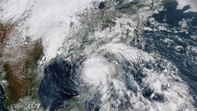 Hurrikan „Michael“ unmittelbar vor der Küste Floridas