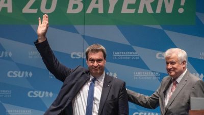 CSU strebt nach massiven Stimmverlusten in Bayern Bündnis mit Freien Wählern an