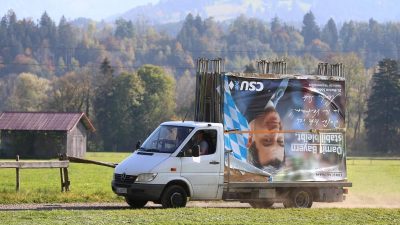 CSU will mit Söder-Plakaten Bundestagswahlkampf machen