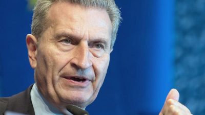 Oettinger: China ist „größter Gewinner“ von Brexit-Chaos