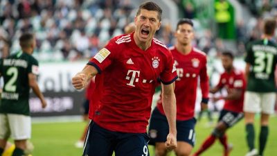 Bayern gewinnen wieder – 3:1 in Wolfsburg