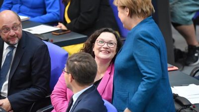 Forsa-Wahltrend: Für eine Kanzlerin Andrea Nahles würden nur 10 Prozent stimmen