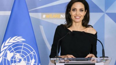Angelina Jolie besucht für die UN Rohingya-Camps in Bangladesch