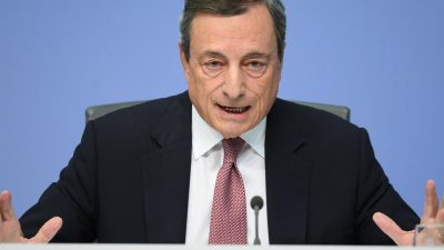 EZB-Präsident Draghi wirbt für gemeinsames Eurozonen-Budget