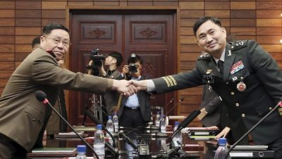 Süd- und Nordkorea wollen mehrere Grenzposten auflösen