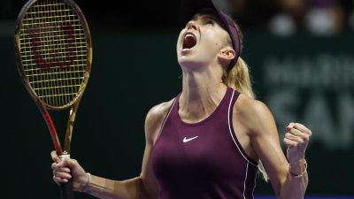 Switolina gewinnt erstmals WTA-Finals der Tennis-Damen