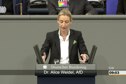 AfD-Fraktionschefin wirft Merkel „Politik der Spaltung und Unvernunft“ vor