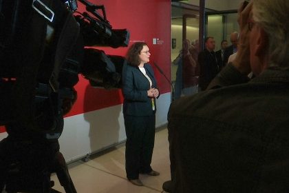 SPD-Chefin Nahles: Wir können Migration nicht verhindern