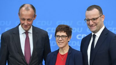 Kandidaten für CDU-Vorsitz stellen sich in Lübeck der Basis vor