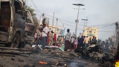 Etwa 20 Tote und mehr als 40 Verletzte bei Angriffsserie in Mogadischu