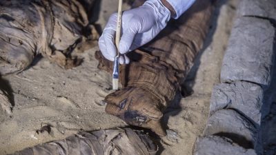 Ägyptologen entdecken 6000 Jahre alte Sarkophage mit Mumien