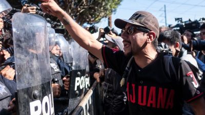 Migranten-Karawanen: In Tijuana häufen sich Proteste und Wut über die Regierung