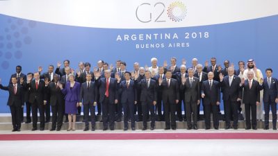 G20-Familienfoto ohne Kanzlerin Merkel