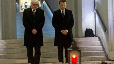 Weltkriegsende: Steinmeier und Macron in Straßburg