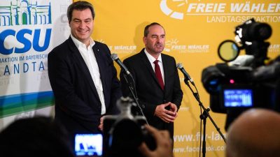 Koalition in Bayern steht: Freie Wähler bekommen drei Ministerien