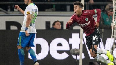 Hannover feiert Derbysieg – 2:1 gegen Wolfsburg