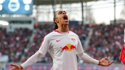 3:0 gegen Bayer Leverkusen: Leipzig klettert auf Rang drei
