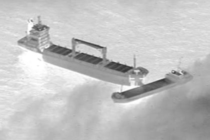 Zwei Schiffe kollidieren vor Borkum und treiben auf See