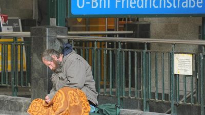 Obdachlose dürfen nicht in Berliner U-Bahnhöfen übernachten