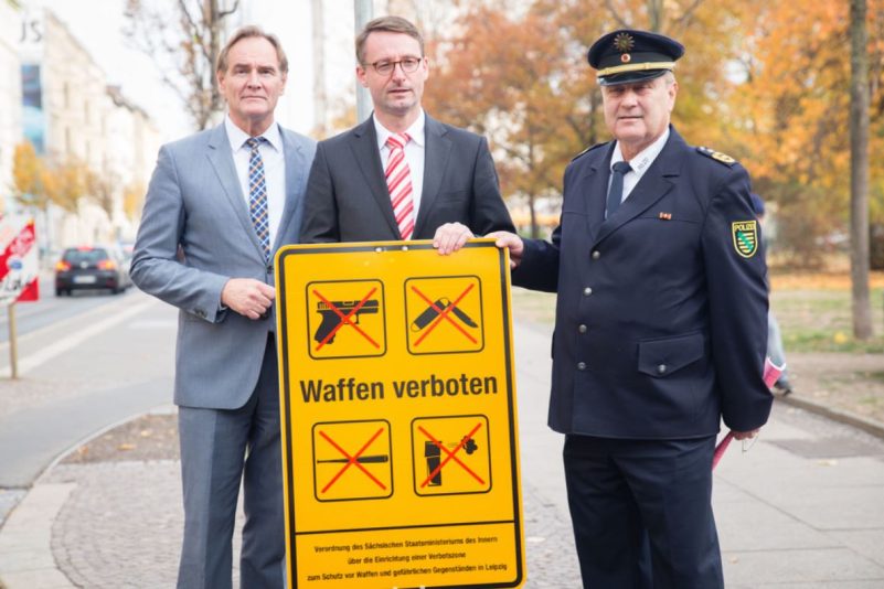 Leipzig: Seit Montag Waffenverbots-Zone um Eisenbahnstraße – Straßenbahnen kündigen Fahrgästen künftig den Eintritt in die Zone an
