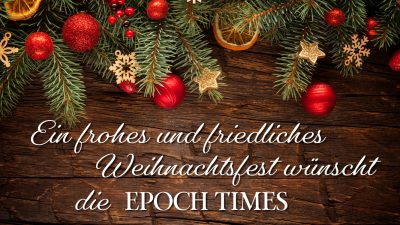 An unsere Leser: Weihnachtsgruß der Epoch Times 2018 + 1 Std. Weihnachtslieder