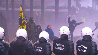 Teils heftige Proteste in Belgien gegen den Migrationspakt