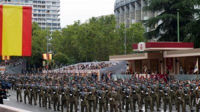 Spanien kündigt Programm zur Modernisierung der Armee für 7,3 Milliarden Euro an