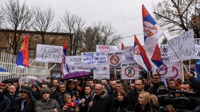 Belgrad wirft Kosovo gezielte Vertreibung der Serben vor