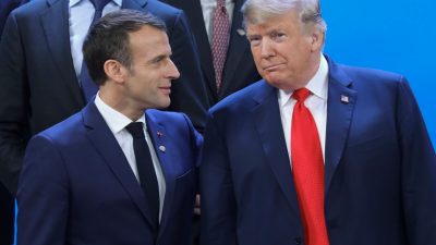 Trump ironisch: „Bin froh, dass mein Freund Macron und die Demonstranten zur selben Schlussfolgerung gekommen sind wie ich“