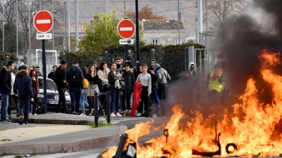 Gewalt und Festnahmen bei Schülerprotesten in Frankreich