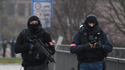 Großeinsatz von Anti-Terror-Kräften in Straßburger Viertel Neudorf