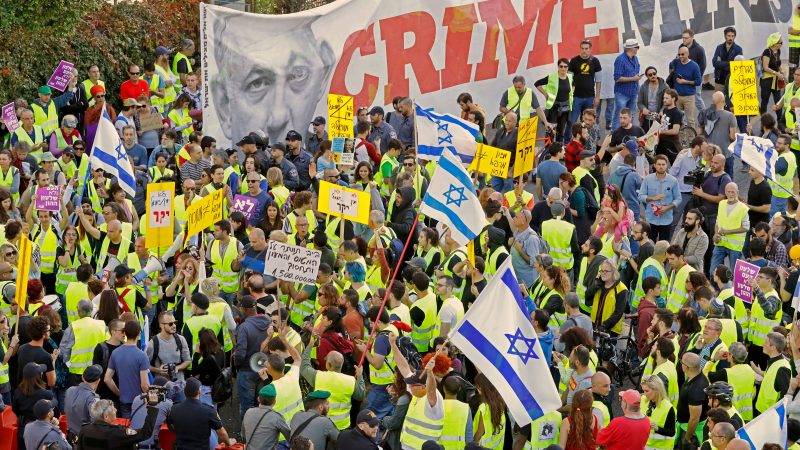 Israelische „Gelbwesten“ protestieren gegen hohe Lebenshaltungskosten