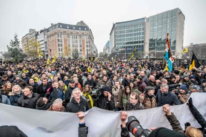 Brüssel: Protest gegen UN-Migrationspakt in Belgiens Hauptstadt