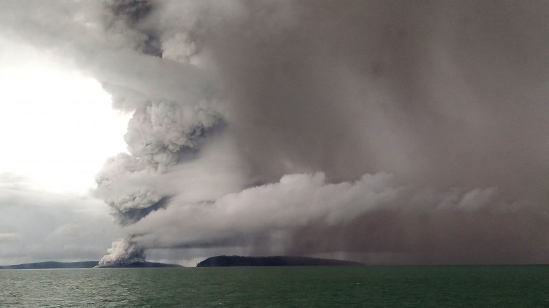 Indonesischer Vulkan Anak Krakatau büßt zwei Drittel seiner Höhe ein