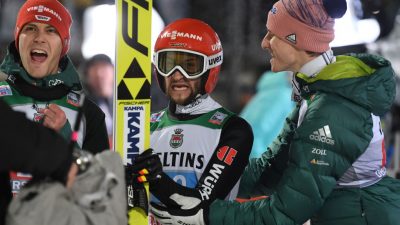 Auch in Garmisch zwölf deutsche Skispringer dabei
