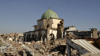 Grundstein für Wiederaufbau von zerstörter Moschee in Mossul gelegt